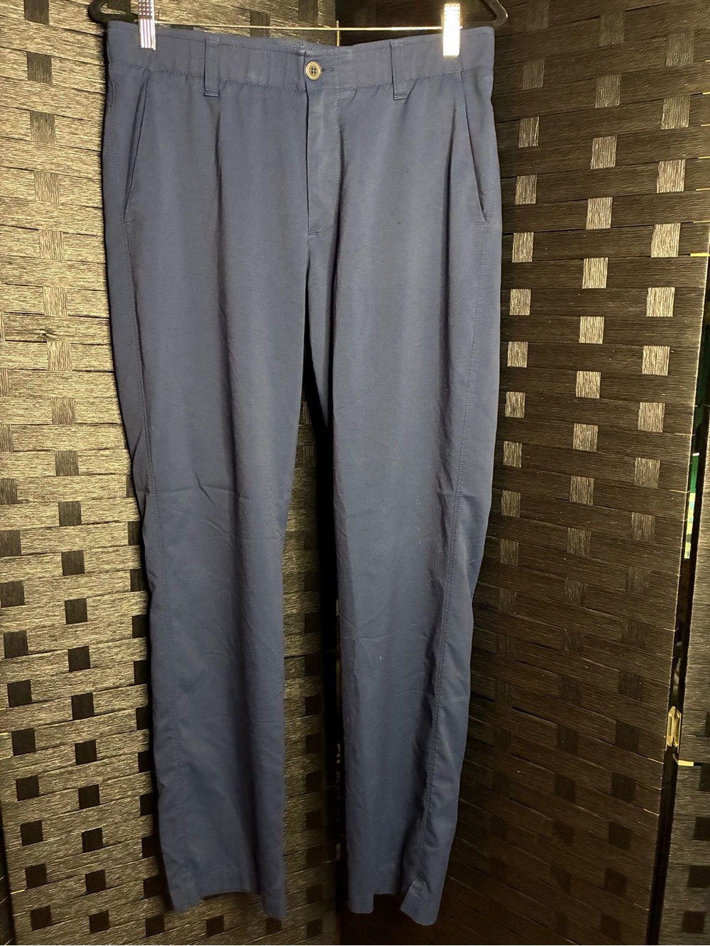 Under Armour Men's Navy Blue Chino “The Showdown” Pants - Straight Fit